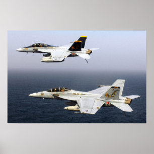 F/A-18F Toppen Hornet Poster