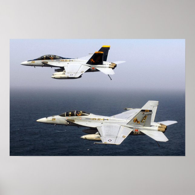 F/A-18F Toppen Hornet Poster (Framsidan)