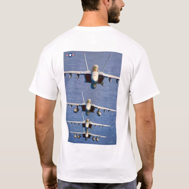 F/A-18F TOPPEN HORNET T SHIRT (Baksida)