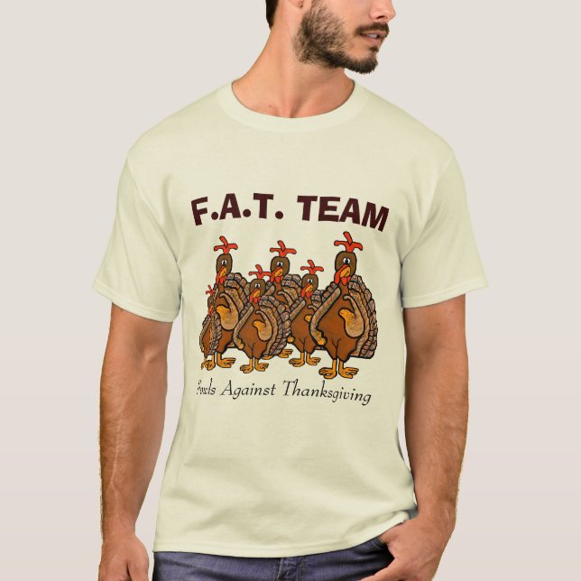 F.A.T. Team Thanksgiving T-shirt (Framsida)