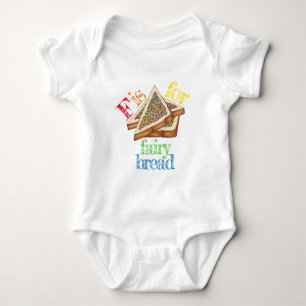 F är för Fairy Bread Australian Food Rainbow Toast T Shirt