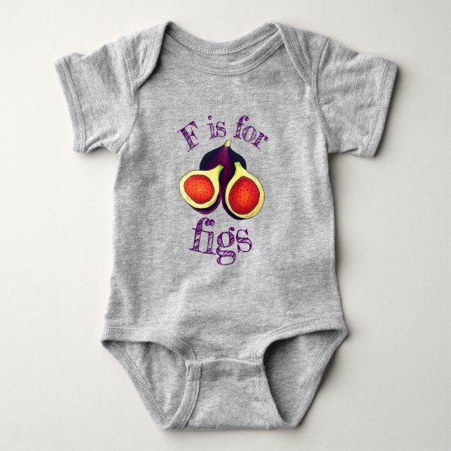 F ÄR FÖR FIGS Ripe Fresh Summer Fig Träd T Shirt (Framsida)