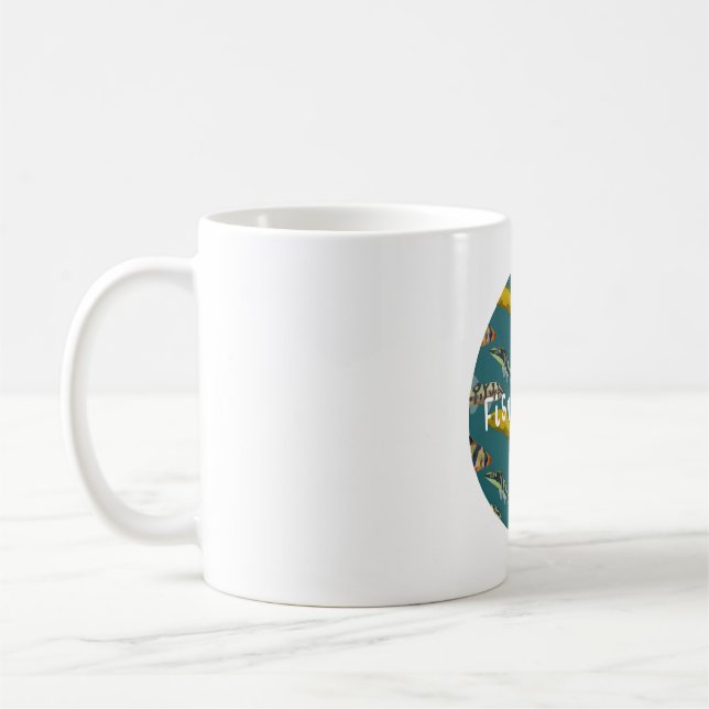 F är för fiskaren kaffemugg (Vänster)