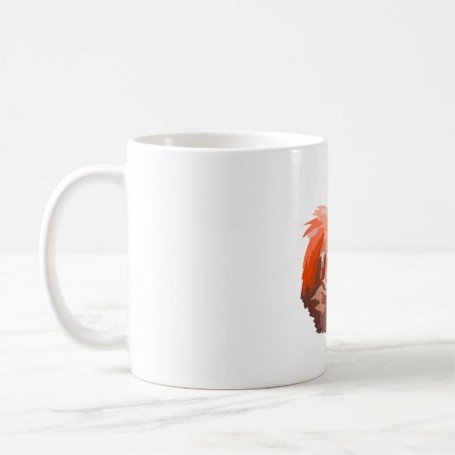F är för Flamingo Keeper Kaffemugg (Vänster)