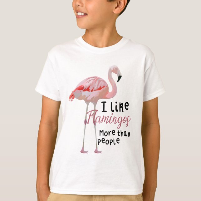 F är för Flamingo T Shirt (Framsida)