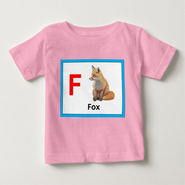 F är för Fox T Shirt (Framsida)