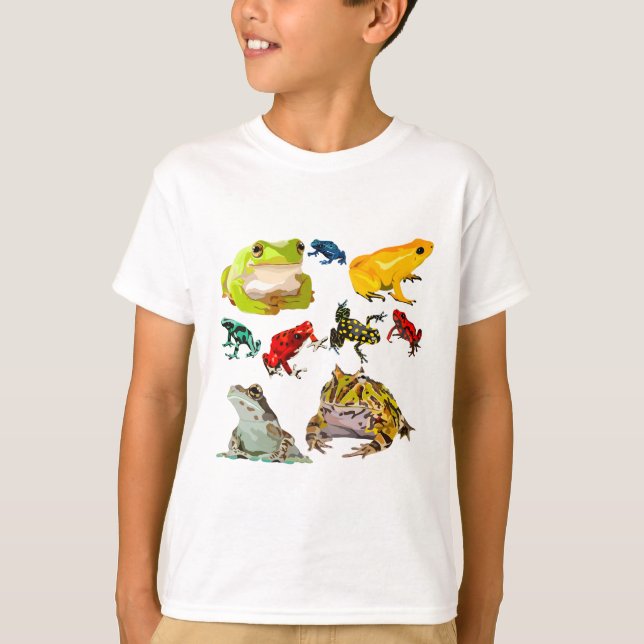 F är för Frog T Shirt (Framsida)