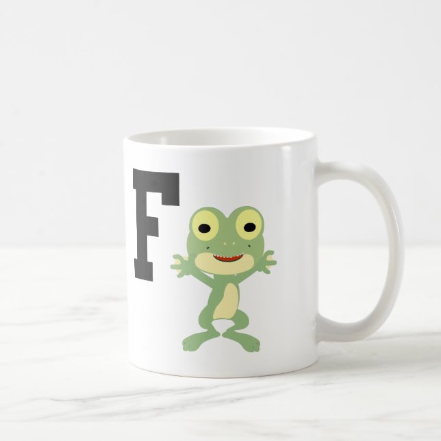 F är för Frogman Kaffemugg (Höger)