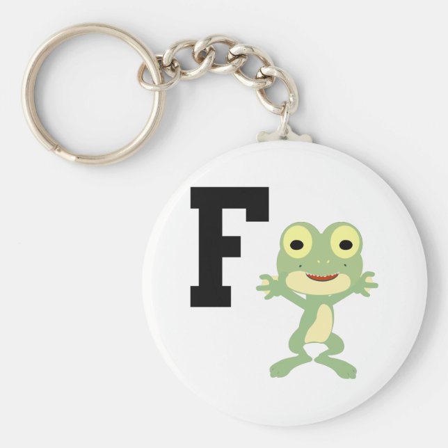 F är för Frogman Nyckelring (Framsidan)
