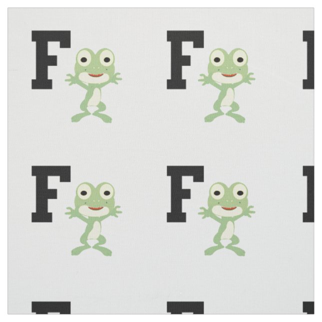 F är för Frogman Tyg (Provkarta)