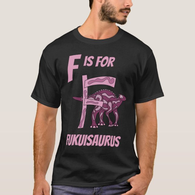 F är för Fukuisaurus T Shirt (Framsida)