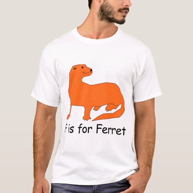 F är för vessla t-shirt (Framsida)