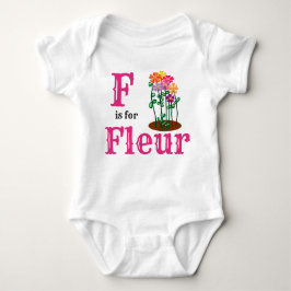 F är till för Fleur flicka namn T Shirt