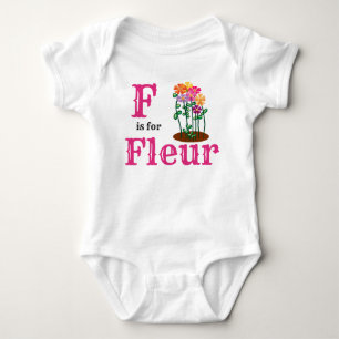F är till för Fleur flicka namn T Shirt