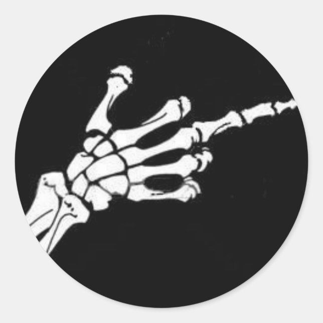 F av runt klistermärke (Framsida)