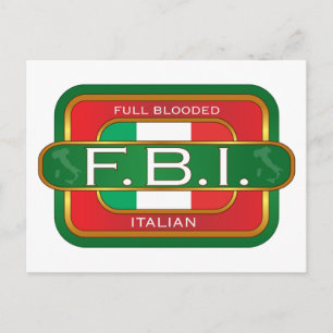 F B Italienska Vykort