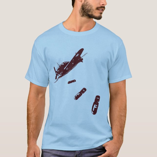 F-Bomb Diver (måndag) T Shirt (Framsida)