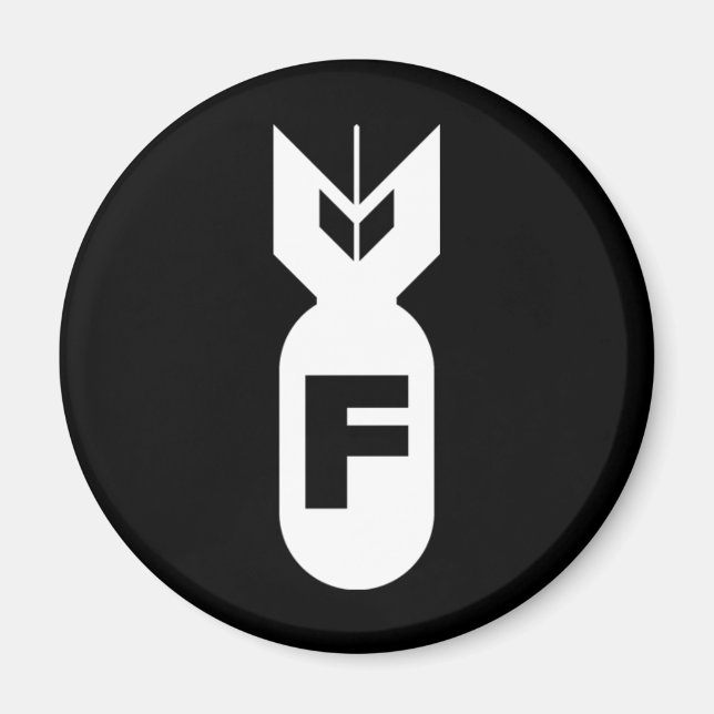 F Bomb Magnet (Framsidan)