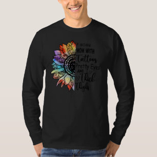 F Bomb Mamma med Tattoos Söt Öga Tattoo T Shirt