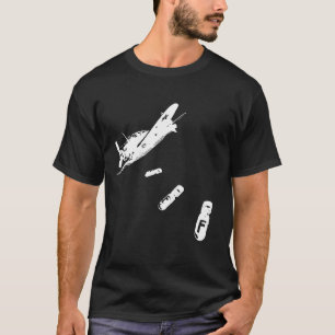 F-Bombardera dykare (vit) Tee Shirt