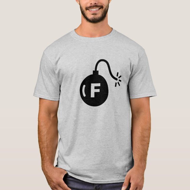F-Bombardera Tee Shirt (Framsida)