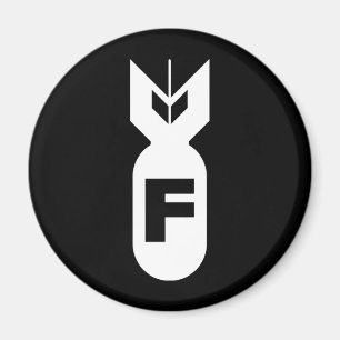 F bombarderar magneten magnet