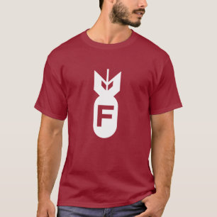 F bombarderar t shirt