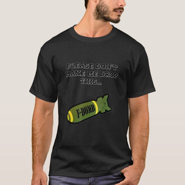 F Bomber 3 som släpper bomber T Shirt (Framsida)
