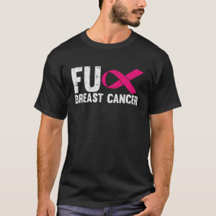 F Breast Cancer Awareness Rosa Ribbon Fighter Warr T Shirt