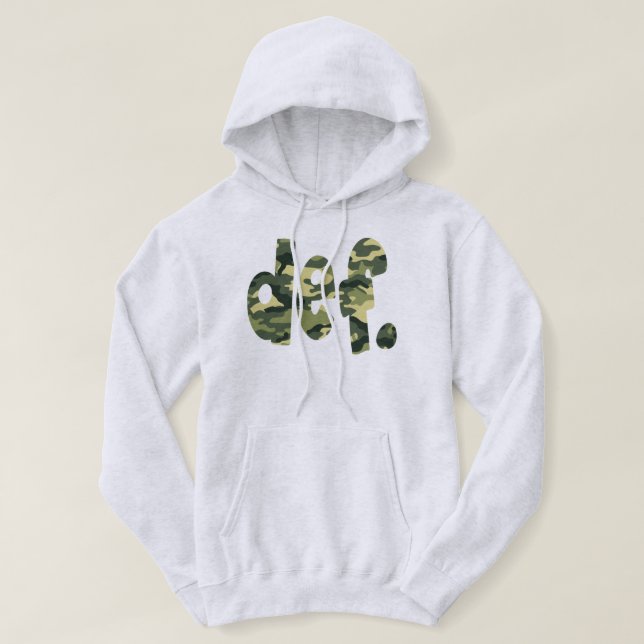 f. Camo Sweatshirt (Design framsida)