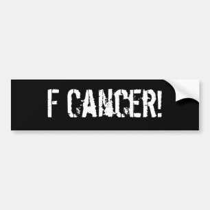 F-cancer! Bildekal