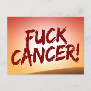 F Cancer Vykort