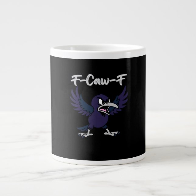F-Caw-F Aesthetic Graphic Jumbo Mugg (Framsidan)