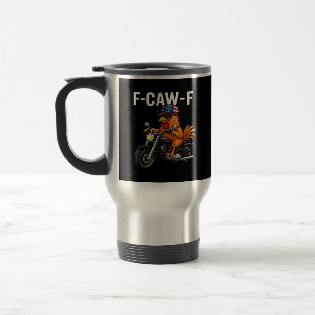 F-Caw-F Chicken Classic Aesthetic Graphic Resemugg (Vänster)