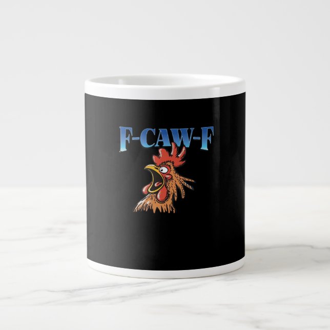 F-Caw-F Chicken Classic Cool Unique Jumbo Mugg (Framsidan)