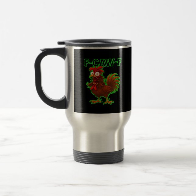 F-Caw-F Chicken Classic Retro Graphic Resemugg (Vänster)