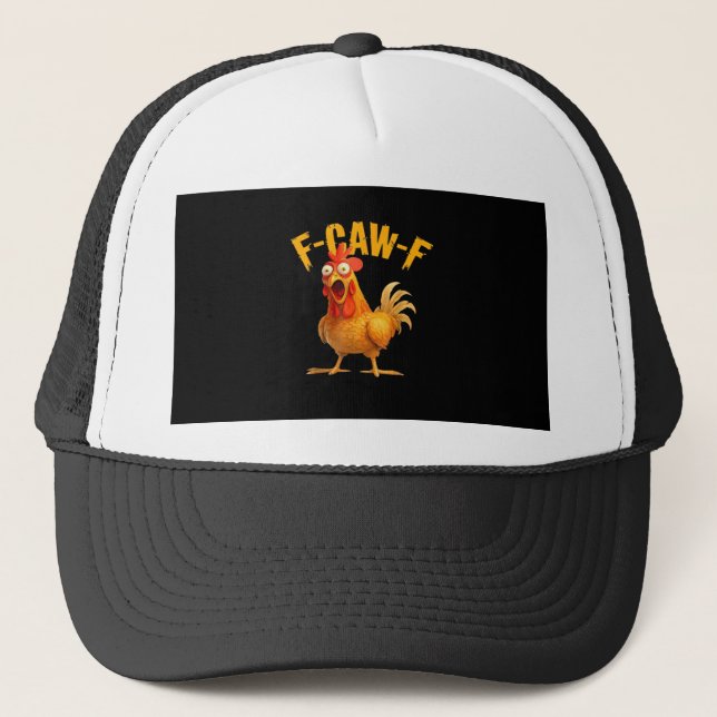 F-Caw-F Chicken Classic Retro Style Keps (Framsida)
