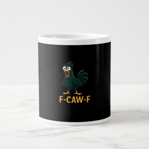 F-Caw-F Chicken Classic Vintage Style Jumbo Mugg