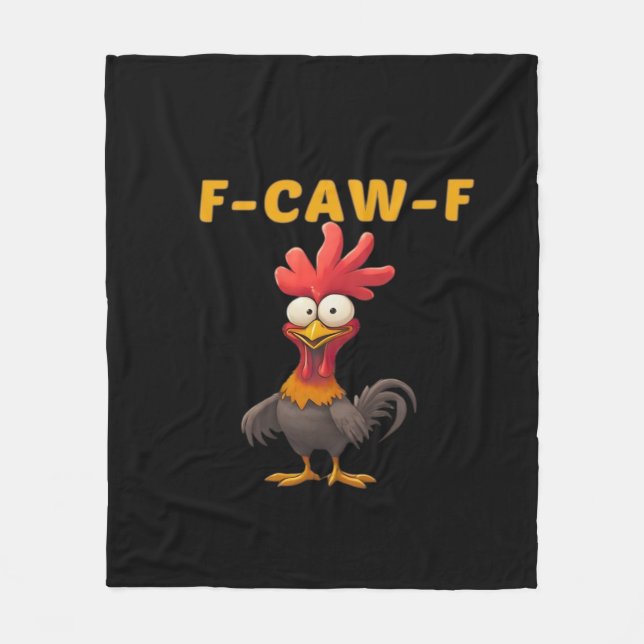 F-Caw-F-Chicken Essential Classic Aesthetic Unique Fleecefilt (Framsidan)