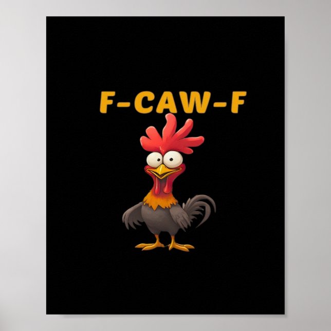 F-Caw-F-Chicken Essential Classic Aesthetic Unique Poster (Framsidan)