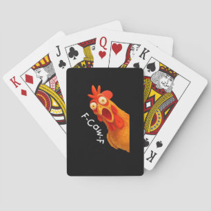 F-Caw-F Chicken Essential Classic Retro Casinokort