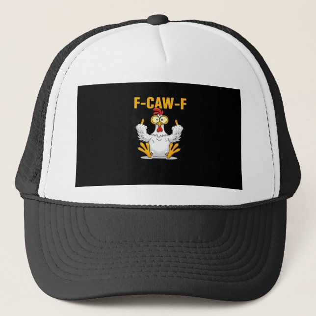 F-Caw-F-Chicken Essential Funny Trendy Keps (Framsida)
