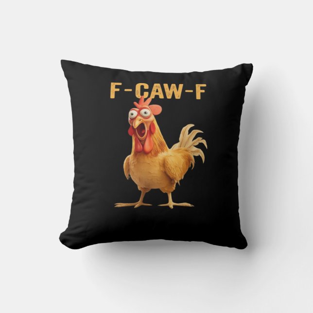F-Caw-F-Chicken Essential Kreativt Ledigt Kudde (Framsida)