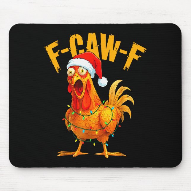 F-caw-f Chicken Fcawf Chicken Christmas Light Sant Musmatta (Framsidan)