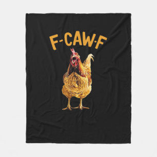 F-Caw-F-Chicken Klassisk Kreativ Stil Fleecefilt