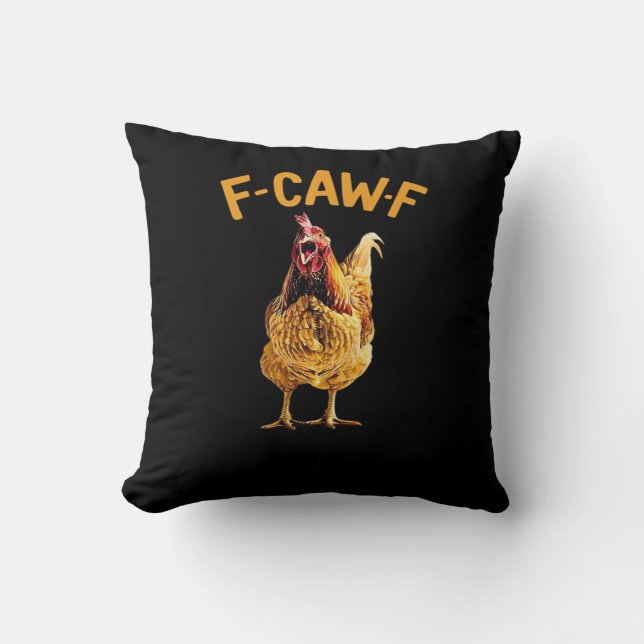 F-Caw-F-Chicken Klassisk Kreativ Stil Kudde (Framsida)