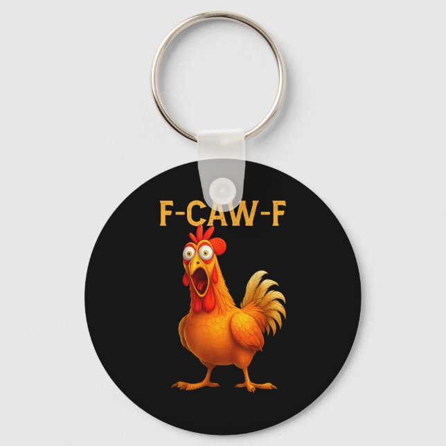 F Caw F Chicken  Nyckelring (Framsida)