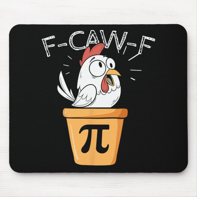 F-caw-f Chicken Pot Pi-dagen Rolig Matematik Sarca Musmatta (Framsidan)