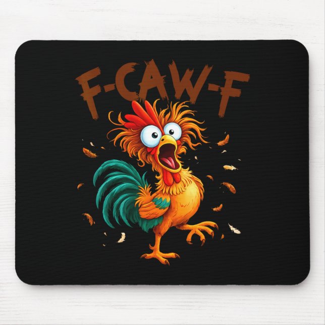 F-caw-f Chicken Quote Rooster Fcawf Funny Fawk Off Musmatta (Framsidan)