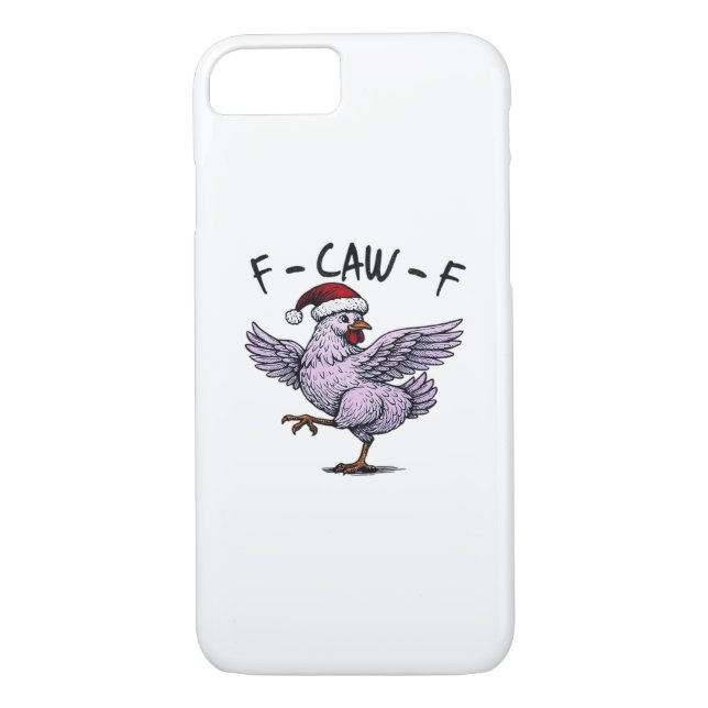 F-Caw-F Chicken Retro Classic Case-Mate iPhone Skal (Baksida)